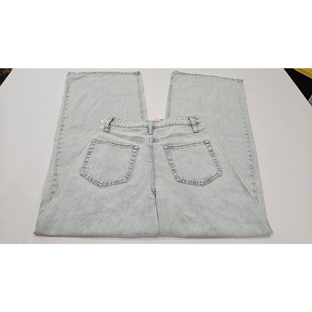 YMI Super Wide Fit High Rise Wide Leg Jeans Women's Light Wash Denim 5/27 - Picture 4 of 6